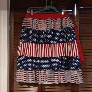 Dainty jewels Fourth of July swim skirt